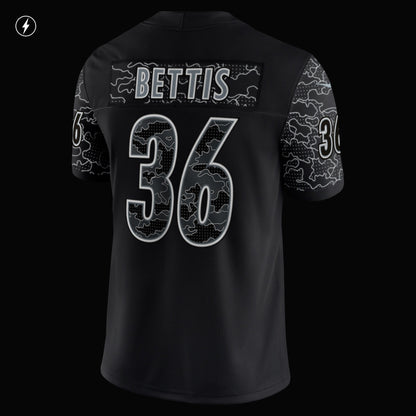 Jerome Bettis Pittsburgh Steelers Nike Retired   RFLCTV Limited Jersey - Black
