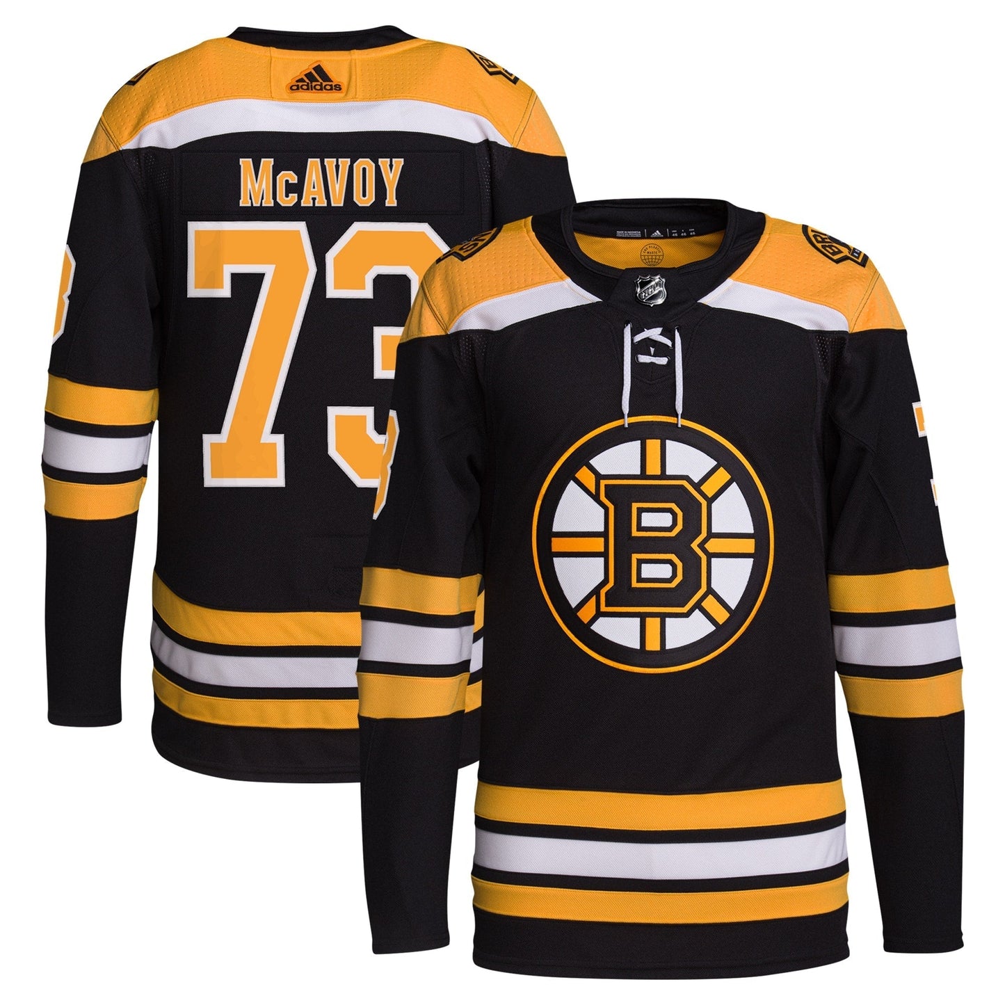 Charlie McAvoy Boston Bruins   Home Primegreen   Pro  Jersey - Black