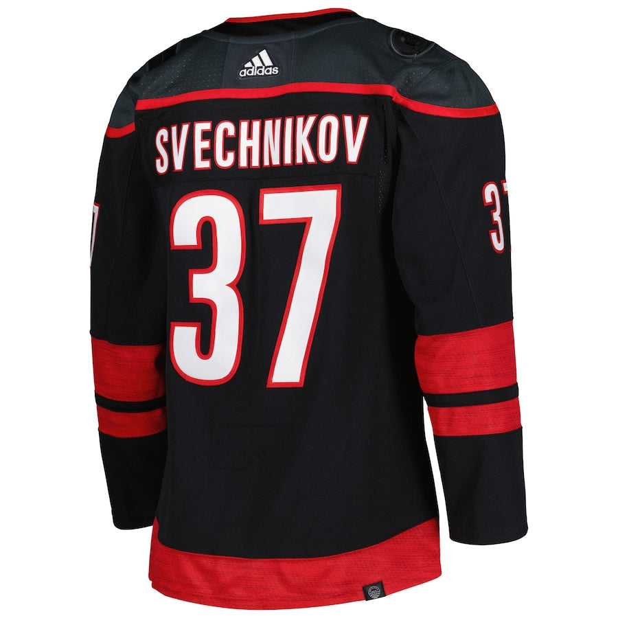 Andrei Svechnikov Carolina Hurricanes   Home Primegreen   Jersey - Black