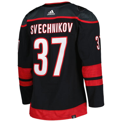 Andrei Svechnikov Carolina Hurricanes   Home Primegreen   Jersey - Black
