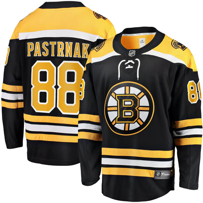 David Pastrnak Boston Bruins   Home Breakaway Jersey - Black