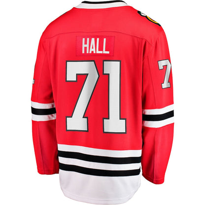 Taylor Hall Chicago Blackhawks   Home Breakaway  Jersey - Red
