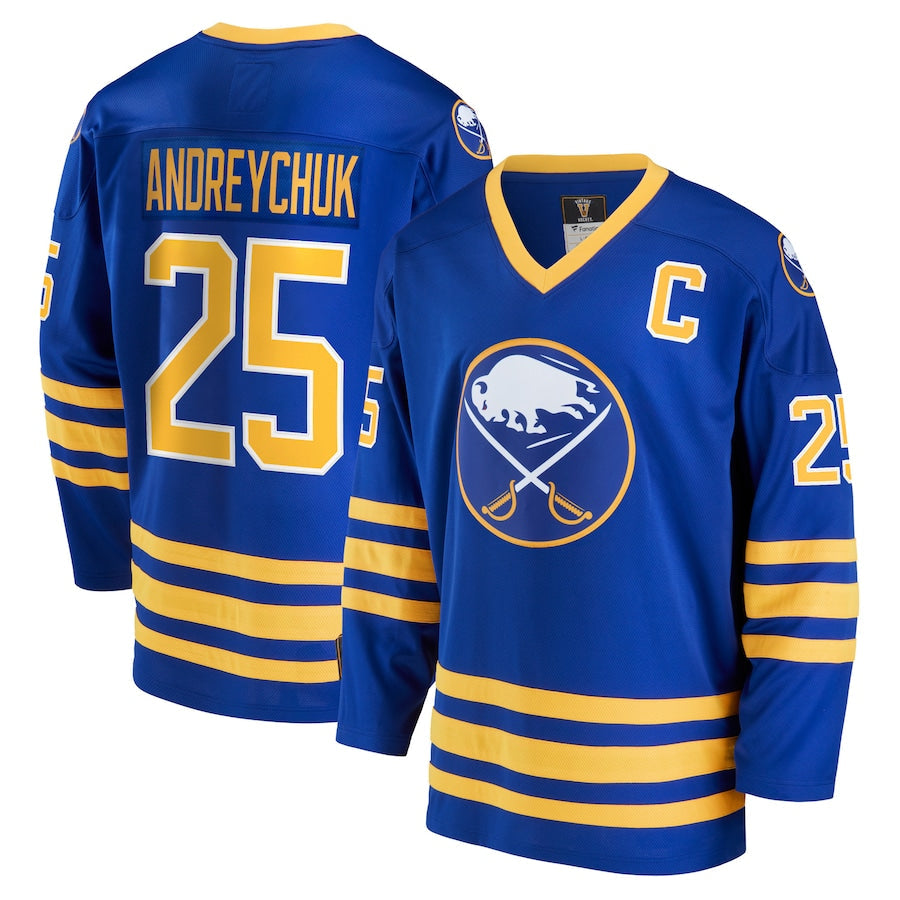Dave Andreychuk Buffalo Sabres   Breakaway Retired  Jersey - Royal