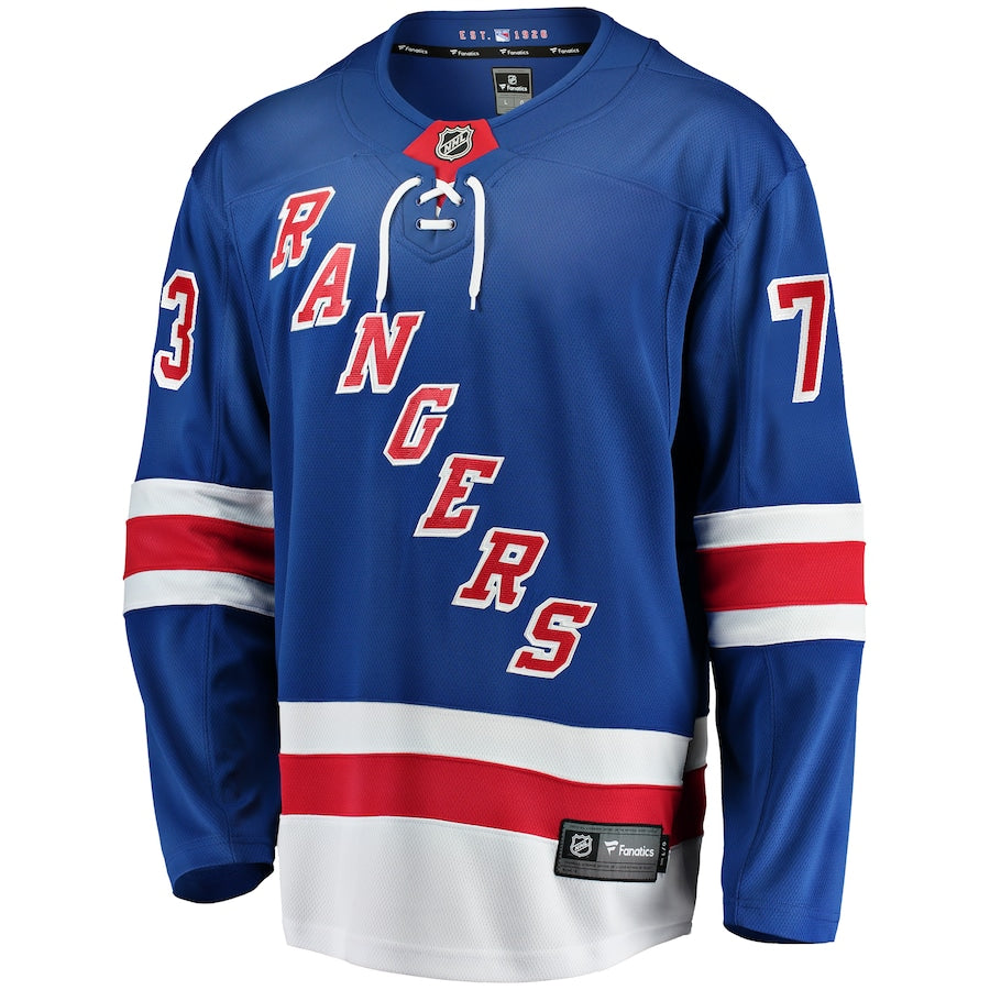 Matt Rempe New York Rangers   Home Breakaway Jersey - Blue