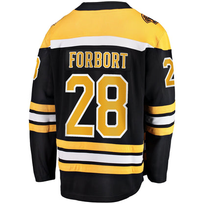 Derek Forbort Boston Bruins   Home Breakaway  Jersey - Black