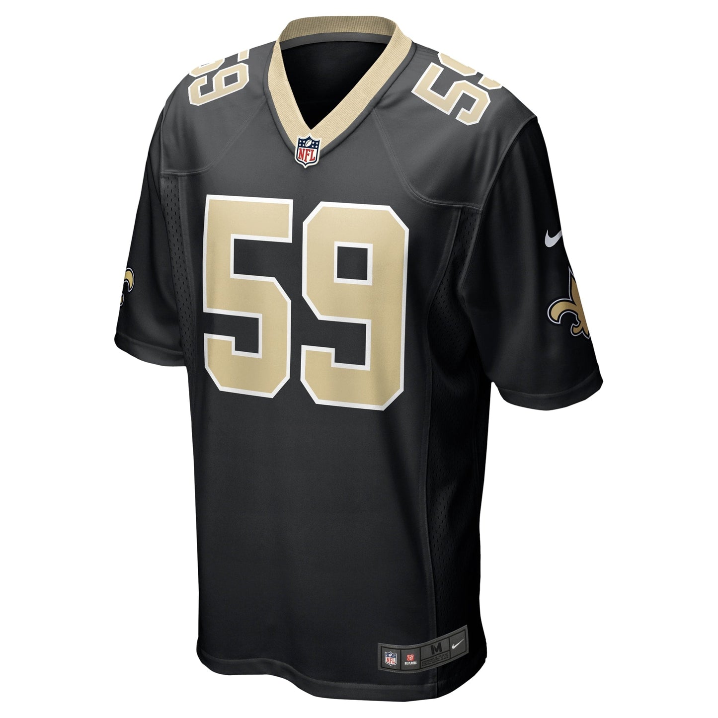 Trai Turner New Orleans Saints Nike Team Game Jersey -  Black