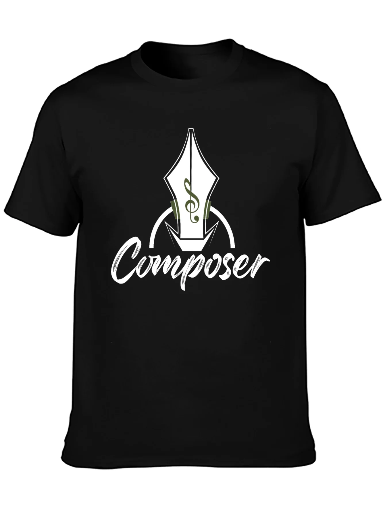 Composer T-Shirt - Music Pen Design
