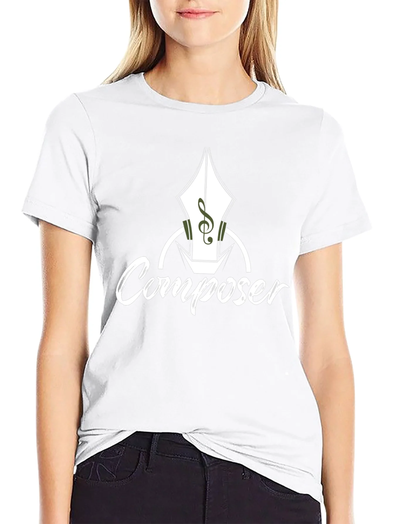 Composer T-Shirt - Music Pen Design
