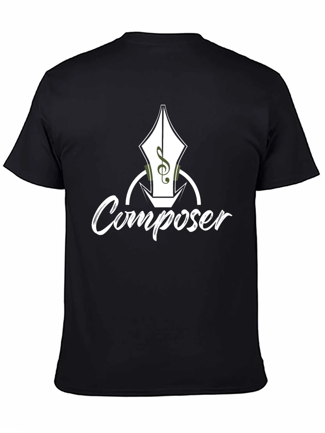 Composer T-Shirt - Music Pen Design