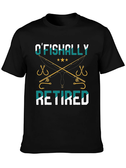 OFishally Retired Fishing T-Shirt