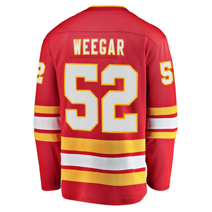 MacKenzie Weegar Calgary Flames   Home Breakaway  Jersey - Red