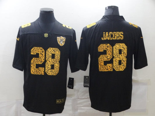 Men's Las Vegas Raiders Josh Jacobs Black Game Jersey1