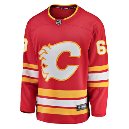 Adam Ruzicka Calgary Flames   Home Breakaway  Jersey - Red