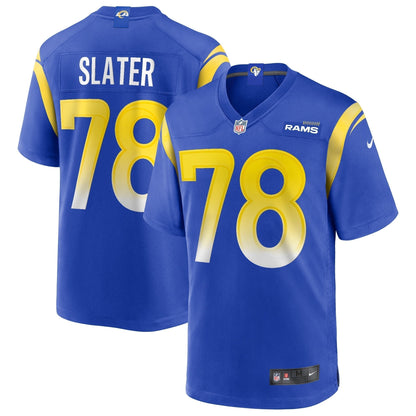 Jackie Slater Los Angeles Rams Nike Game Retired   Jersey - Royal