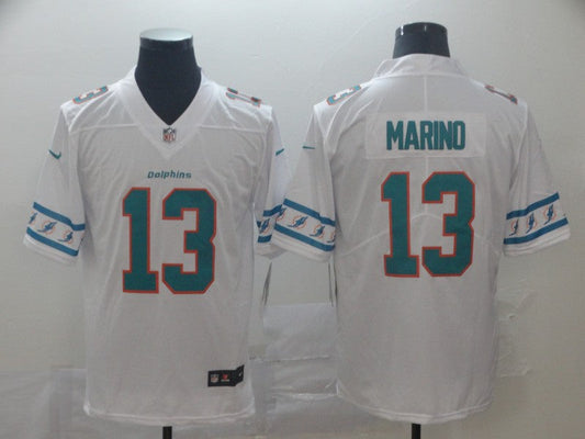 Men's Miami Dolphins Dan Marino #13 White Player Game Jersey1