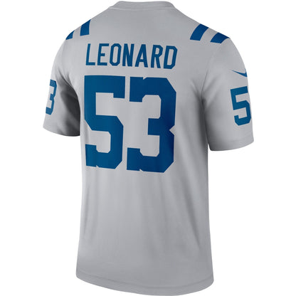 Darius Leonard Indianapolis Colts Nike Inverted Legend Jersey - Gray