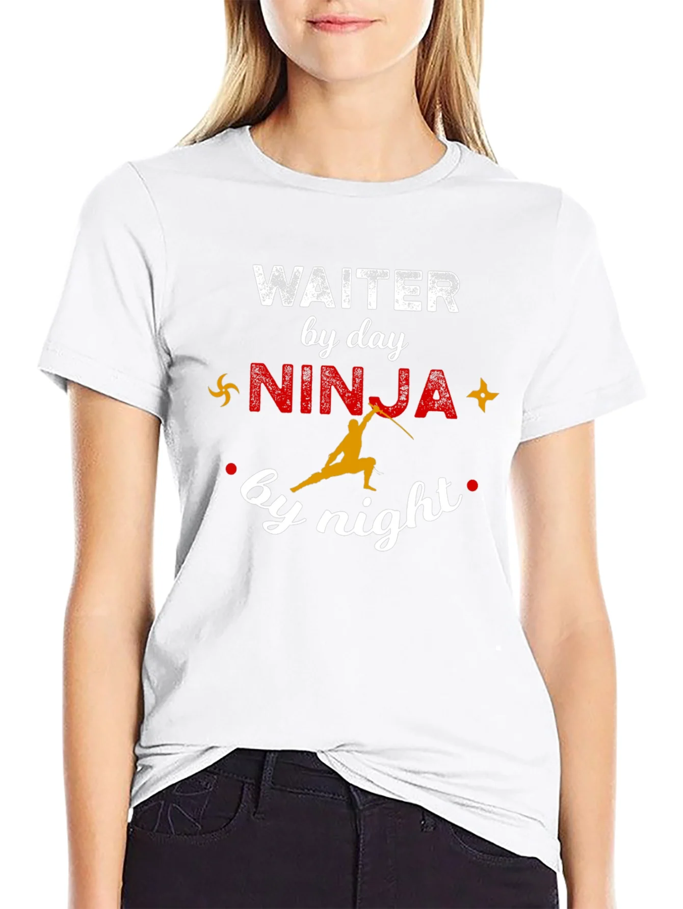 Waiter by Day Ninja by Night Graphic Tee