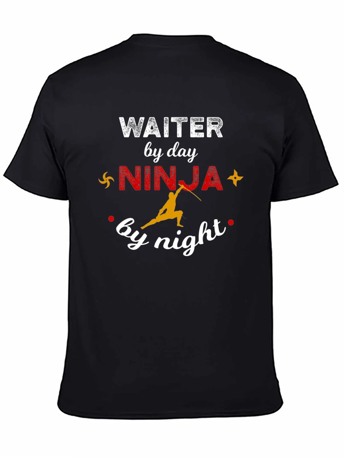 Waiter by Day Ninja by Night Graphic Tee