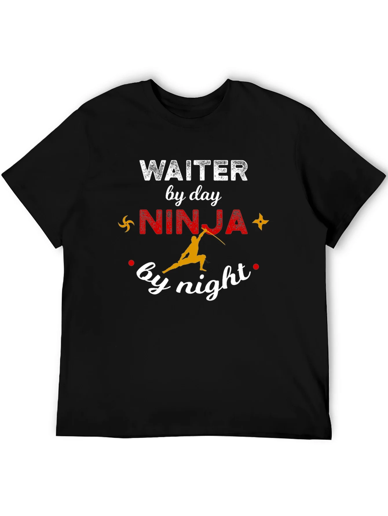 Waiter by Day Ninja by Night Graphic Tee