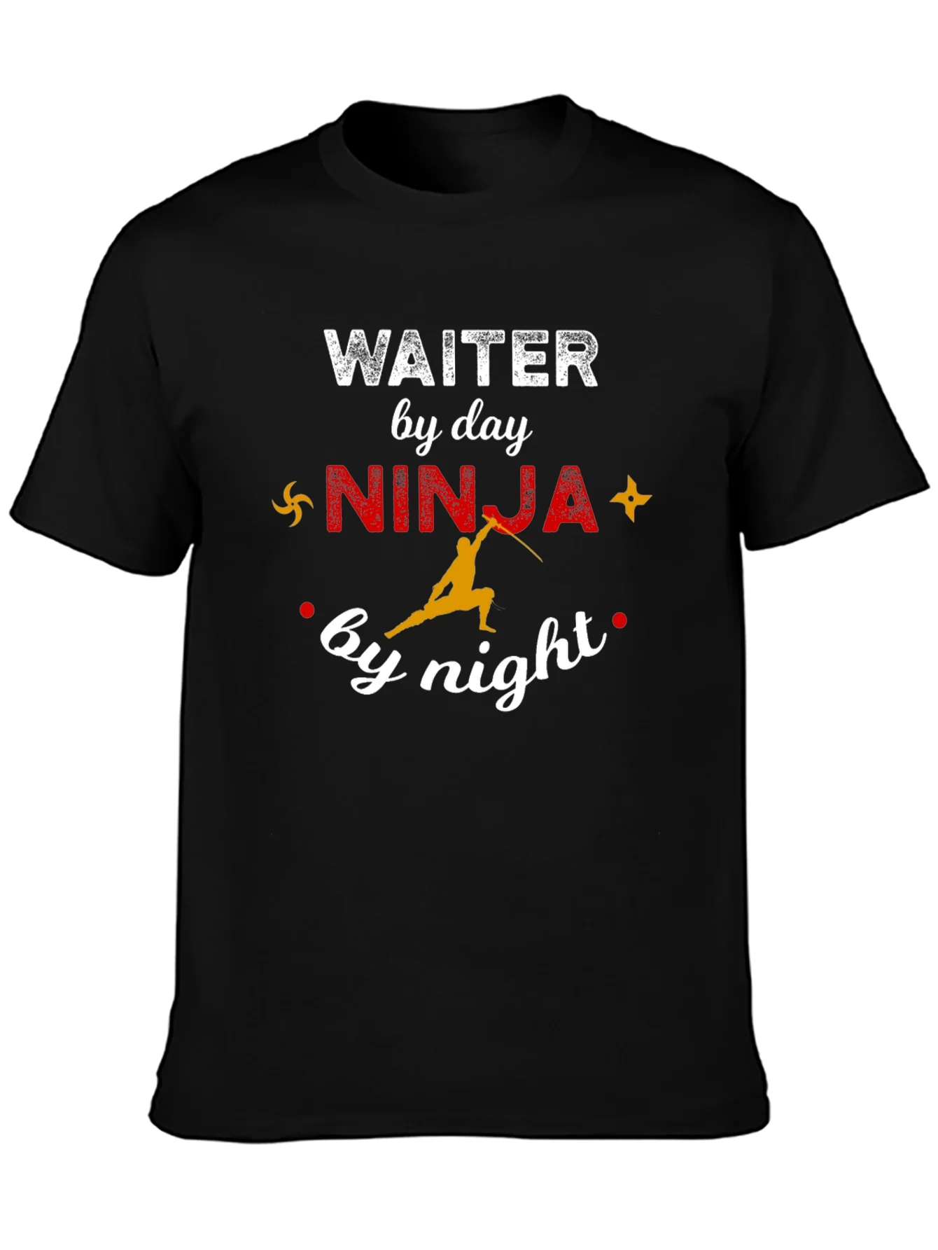 Waiter by Day Ninja by Night Graphic Tee