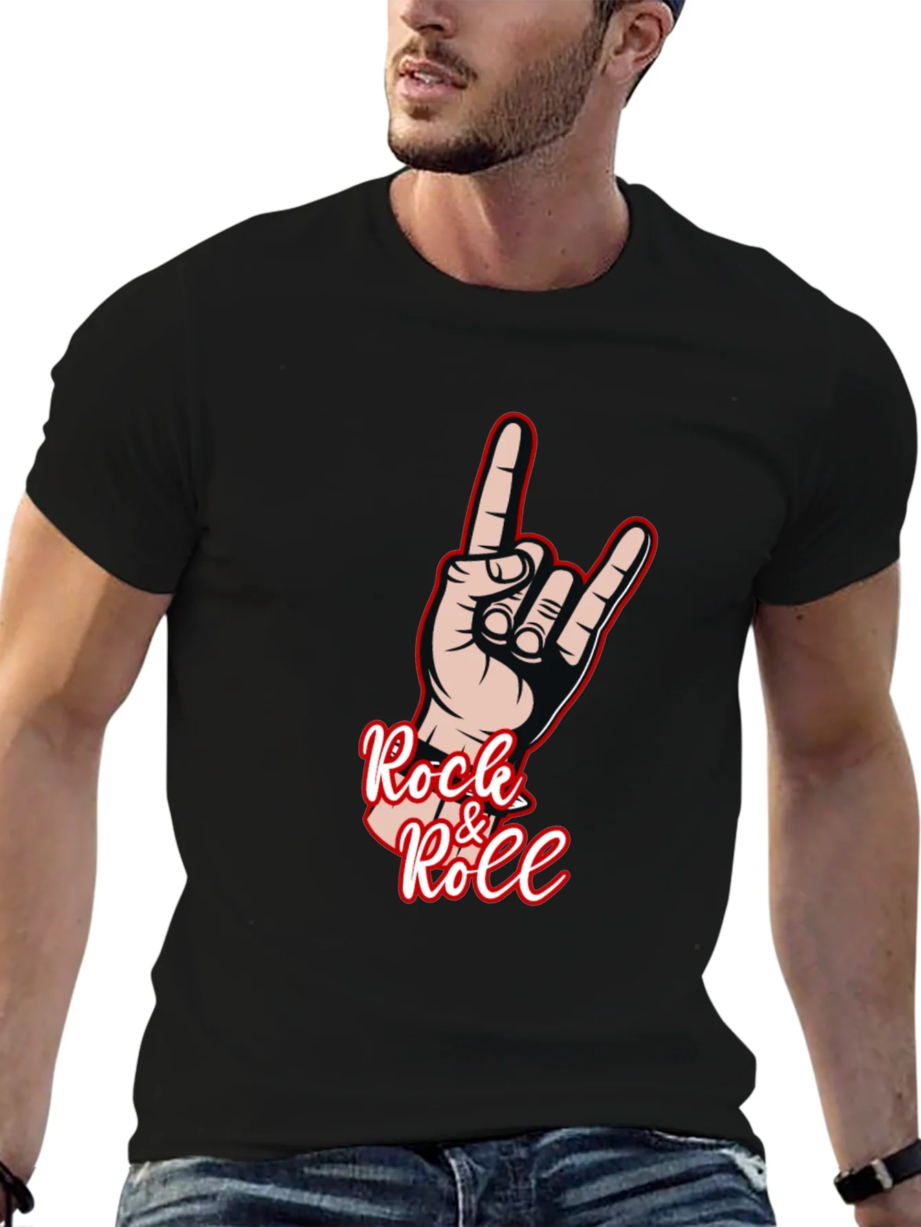 Rock and Roll Hand Sign T-Shirt
