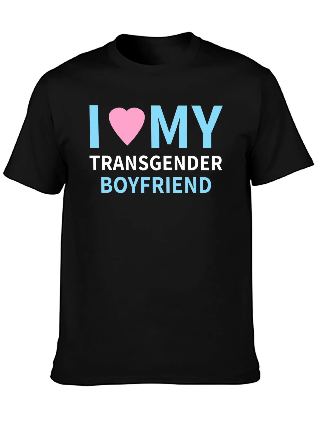 I Love My Transgender Boyfriend Pride T-Shirt