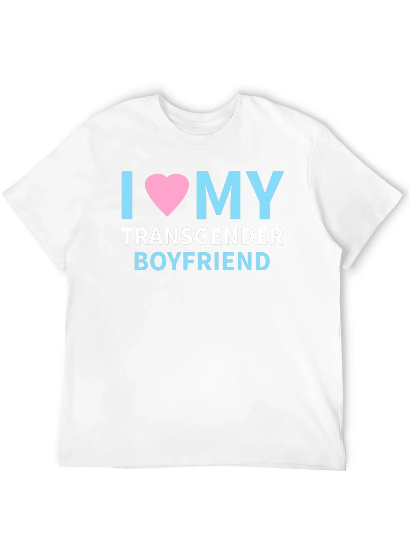 I Love My Transgender Boyfriend Pride T-Shirt