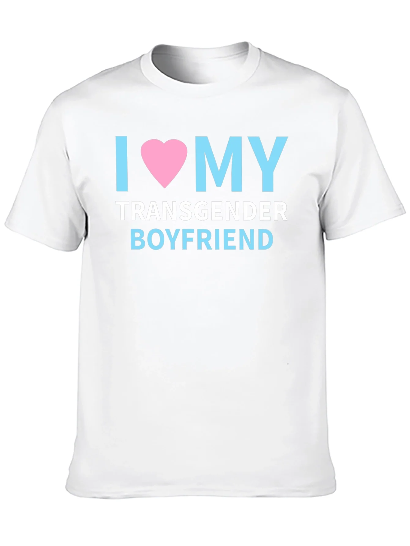 I Love My Transgender Boyfriend Pride T-Shirt