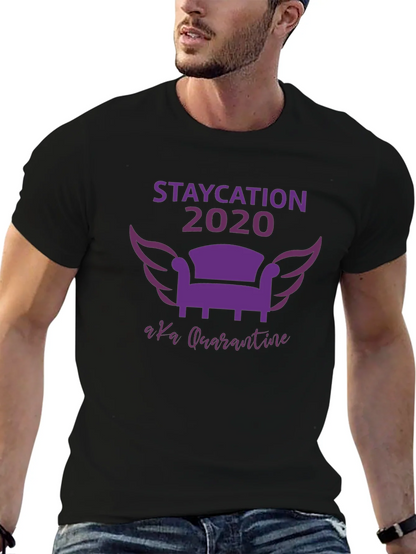 Staycation 2020 Quarantine Graphic Tee