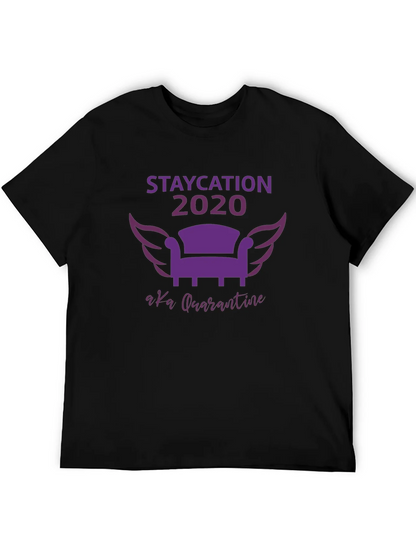 Staycation 2020 Quarantine Graphic Tee