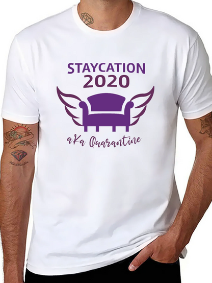 Staycation 2020 Quarantine Graphic Tee