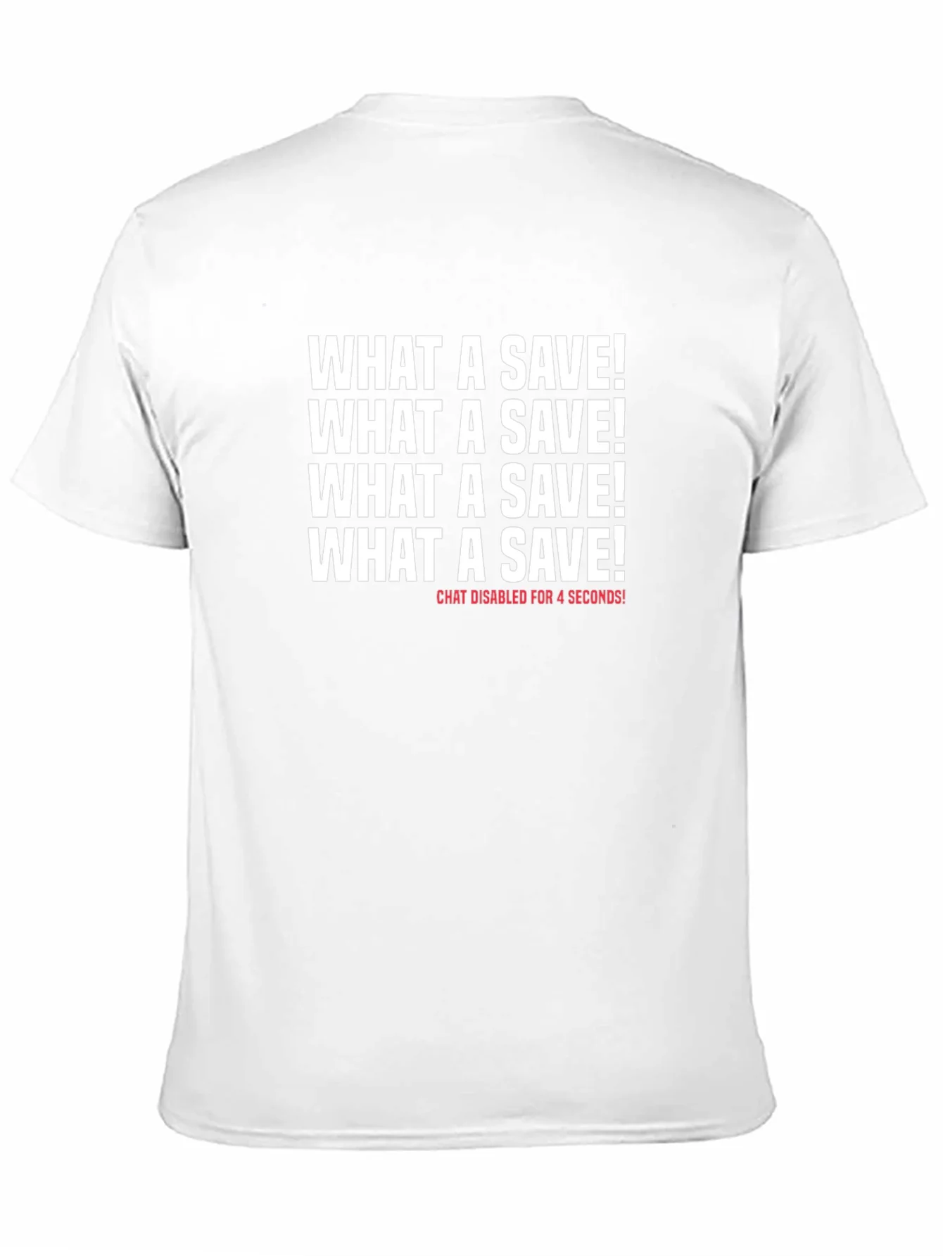 What a Save! Novelty Graphic T-Shirt