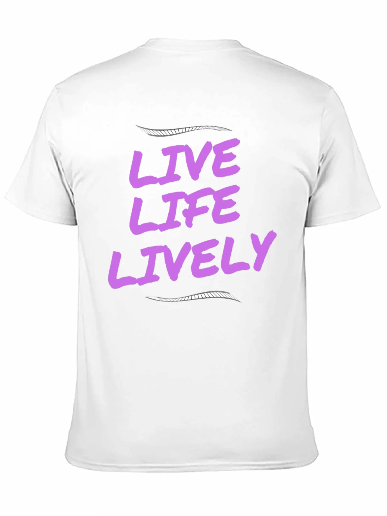 Live Life Lively Black T-Shirt