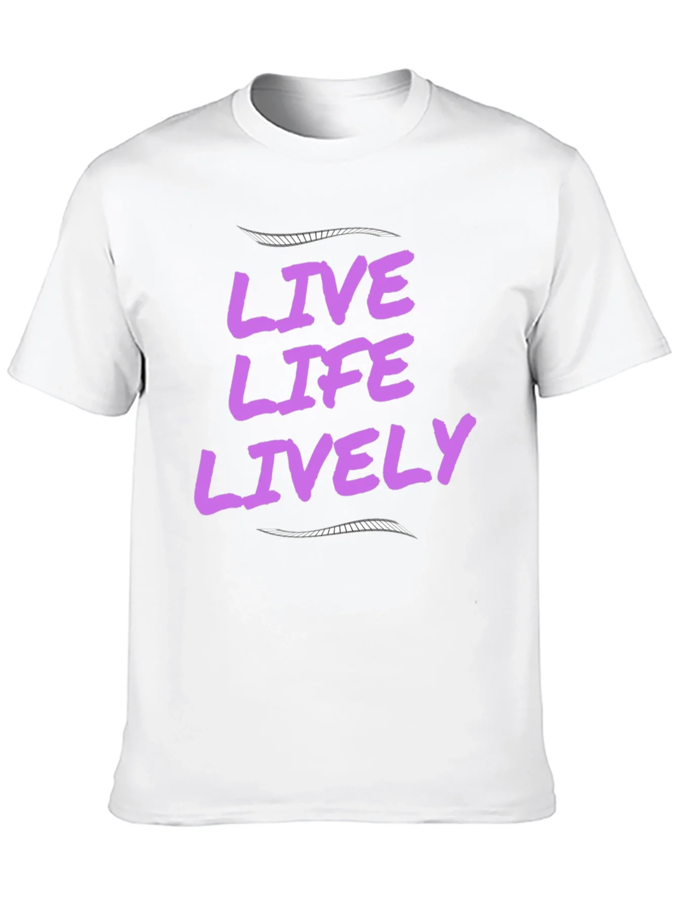 Live Life Lively Black T-Shirt