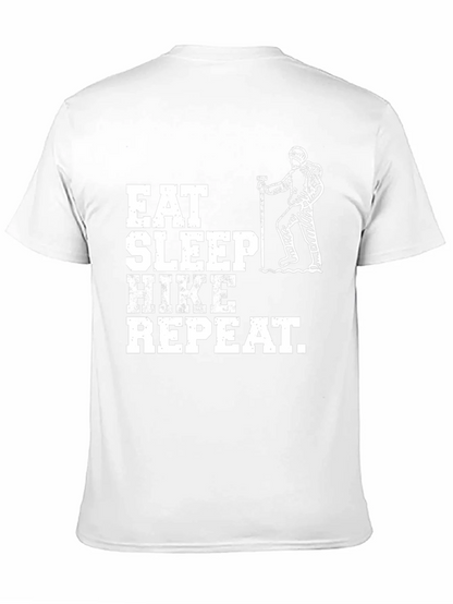 Eat Sleep Hike Repeat Black T-Shirt